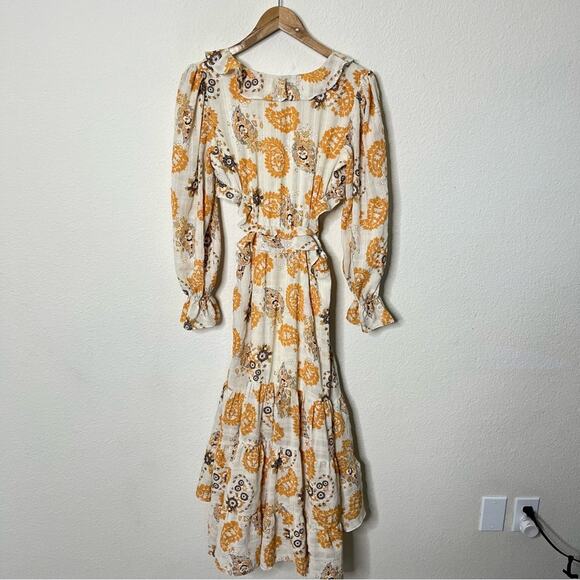 Bishop + Young x Anthropologie Paloma Cut-Out Dress In Montecito Womens Size S - Picture 6 of 7